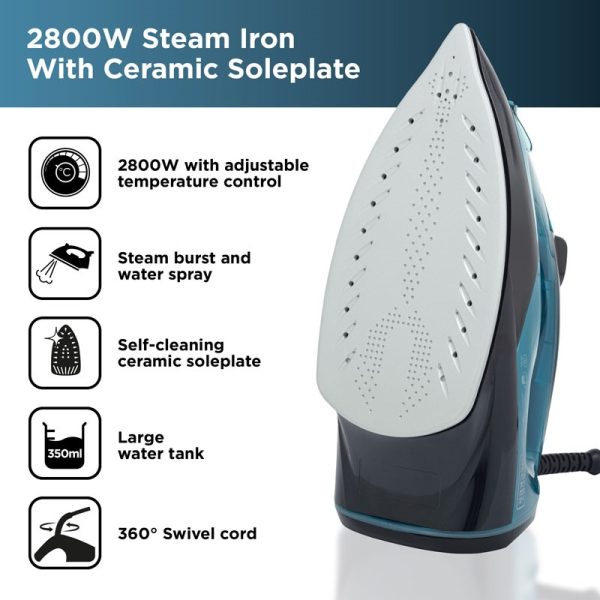 BLACK AND DECKER STEAM IRON 2800W