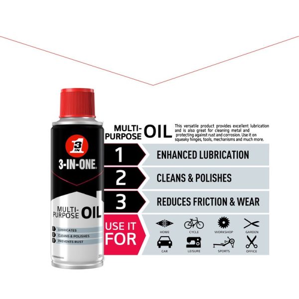 WD40 3 IN 1 ORIGINAL MULTI PURPOSE OIL SPRAY 100ML