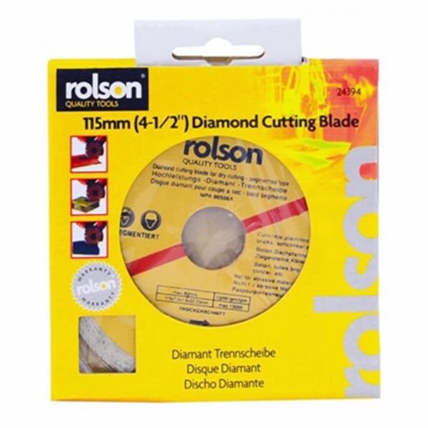 ROLSON DRY CUT DIAMOND BLADE 4.5INCH