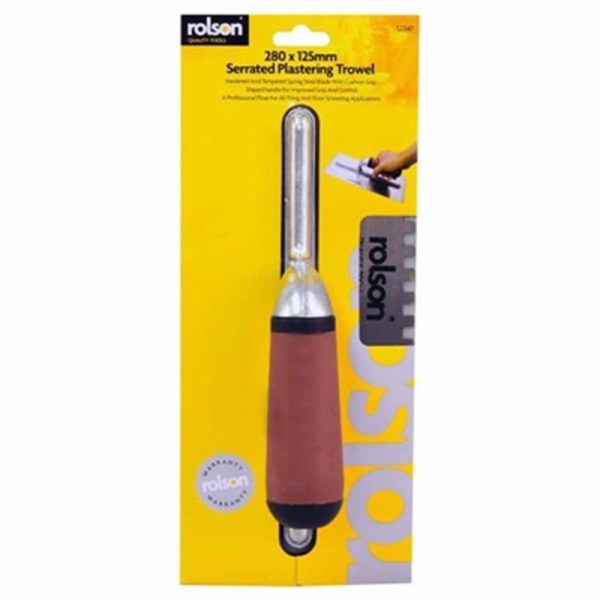 ROLSON PLASTERIING TROWEL SERRATED