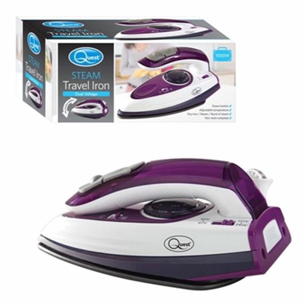 QUEST TRAVEL STEAM IRON 34030 N/A