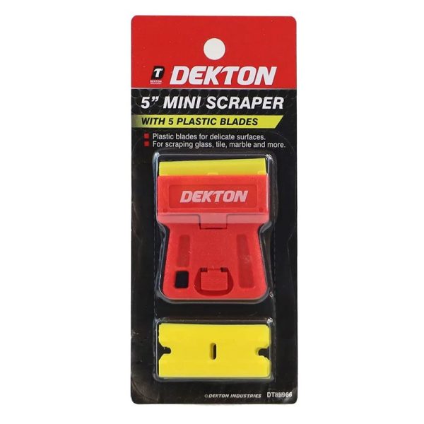 DEKTON MINI SCRAPER WITH 5 PLASTIC BLADES