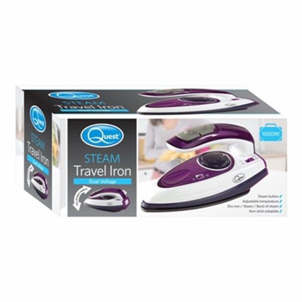 QUEST TRAVEL STEAM IRON 34030 N/A