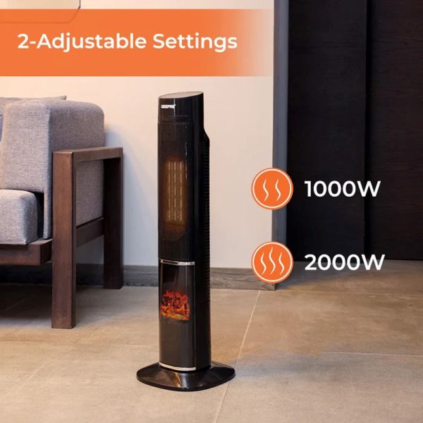 GEEPAS TOWER HEATER 2000W