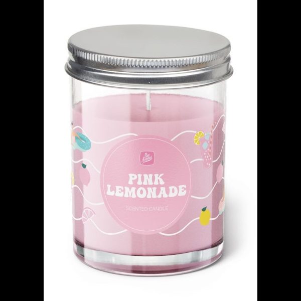 PAN AROMA JAR CANDLE WITH LID - PINK LEMONADE