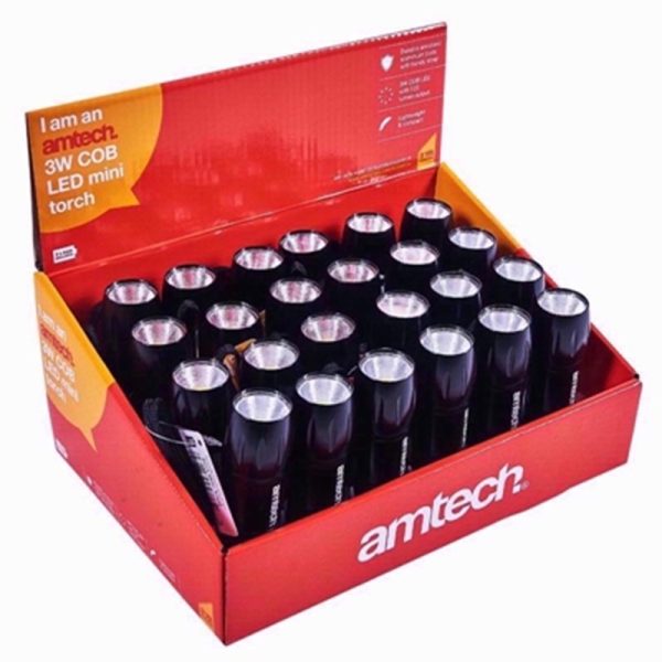 AMTECH TORCH MINI COB LED 3W