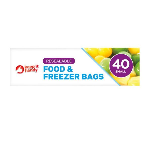 KEEP IT HANDY RESEALABLE FOOD & FREEZER 40 SMALL BAGS