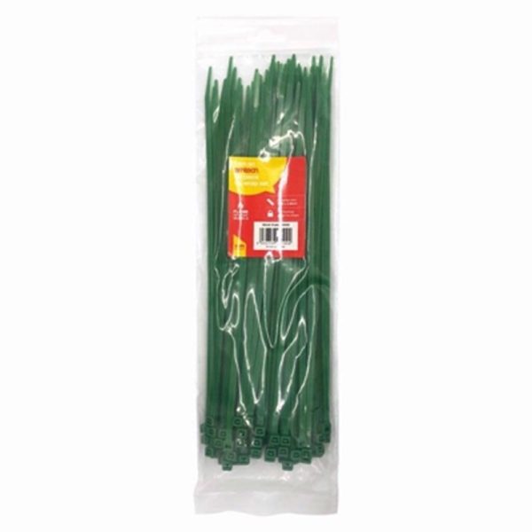 AMTECH CABLE TIES 300X4.8MM GREEN