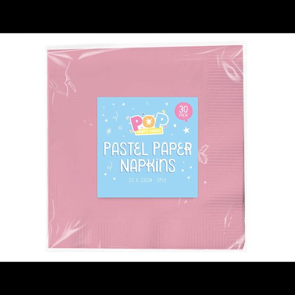 PASTEL PARTY NAPKINS PACK OF 30