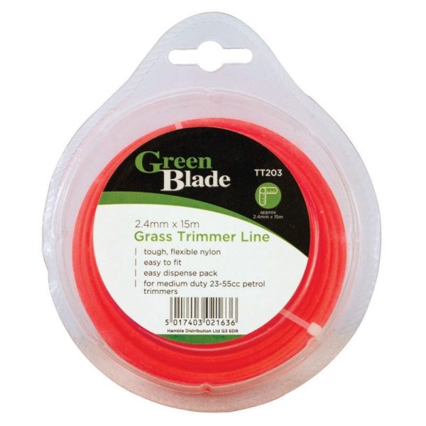 GREEN BLADE GRASS TRIMMER LINE 2.4MM X 15M