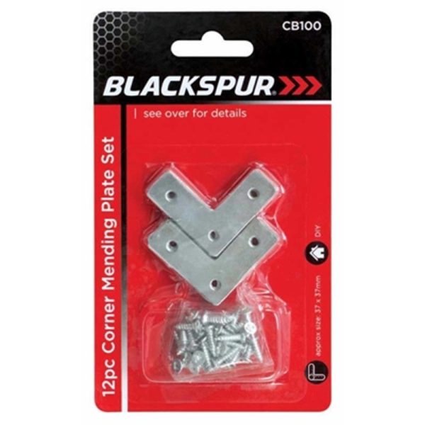 BLACKSPUR 12PC CORNER MENDING PLATE SET