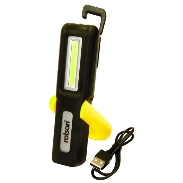 ROLSON RECHARGEABLE COB TORCH & LAMB 3W