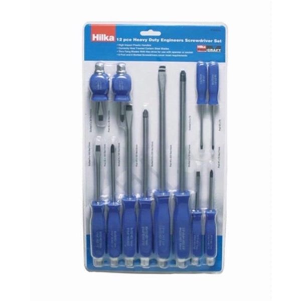 HILKA MECHANIC SCREW DRIVER 12PC SET