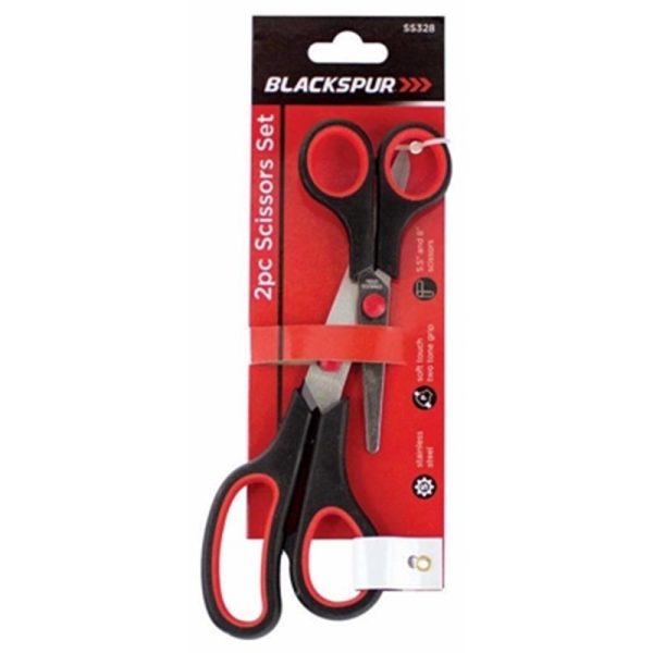 BLACKSPUR 2PCE SCISSORS SET