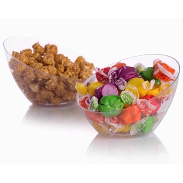 PHOODS CLEAR OVAL SALAD BOWL 64OZ