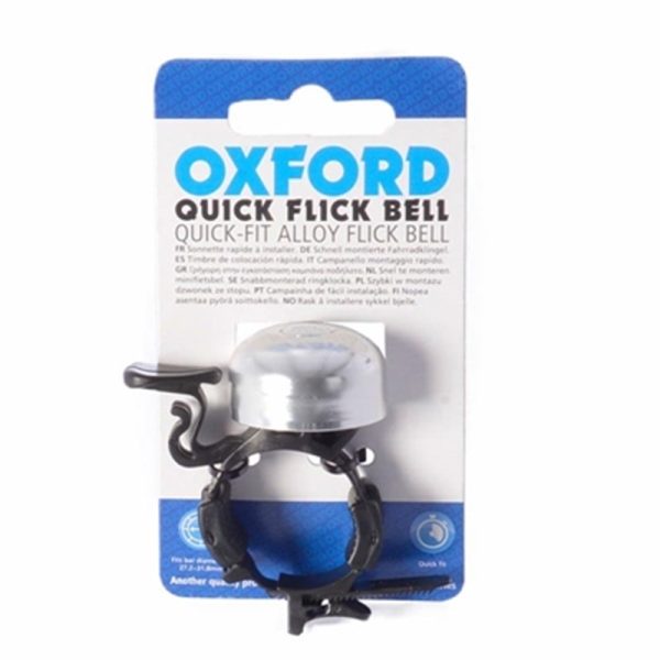 OXFORD QUICK FLICK BELL SILVER 27.2-31.8MM