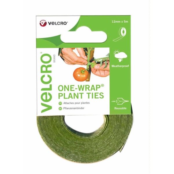 VELCRO(R) PLANT TIES GREEN