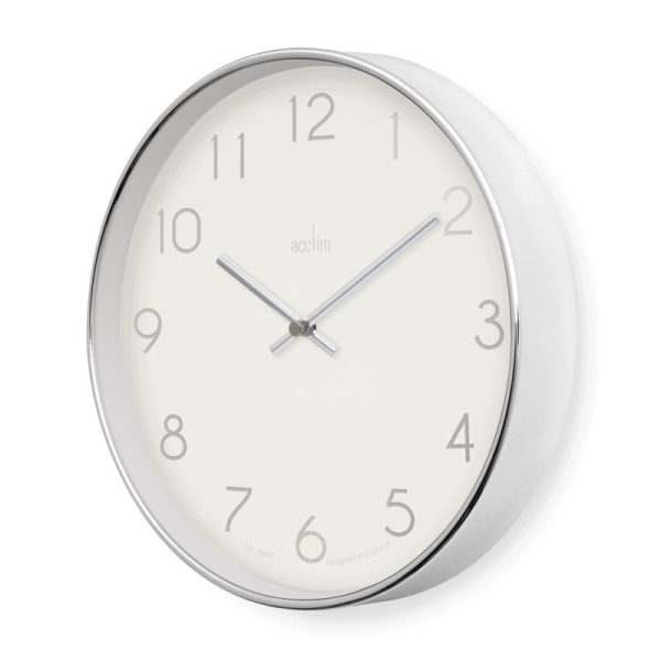 ACCTIM ELMA WALL CLOCK WHITE