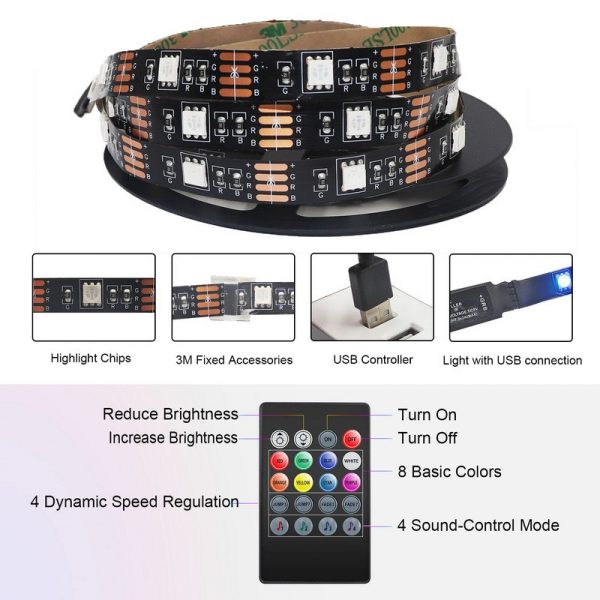 EXTRASTAR LED STRIP LIGHTS RGB