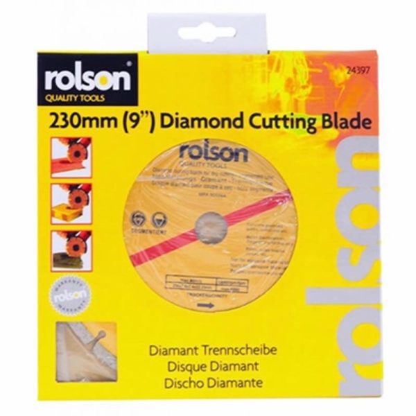 ROLSON DRY CUT DIAMOND BLADE 9INCH