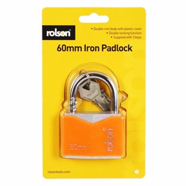 ROLSON IRON PADLOCK 60MM