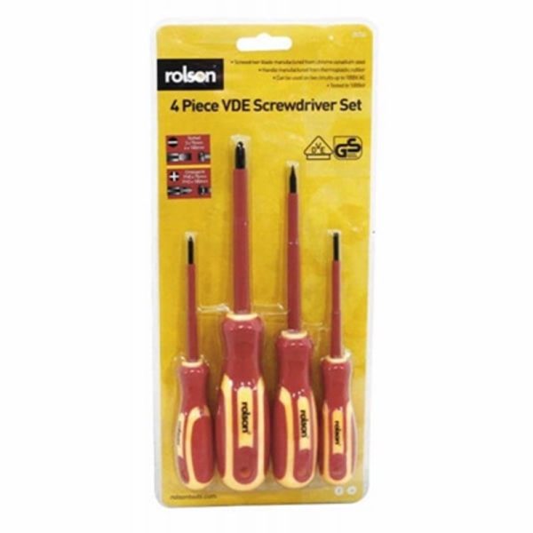 ROLSON SCREWDRIVER VDE SET 4PCE