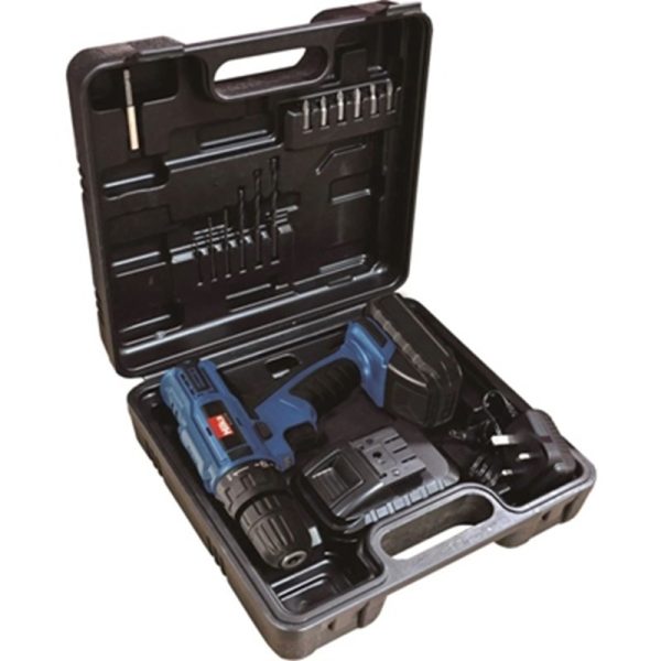 HILKA CORDLESS DRILL WITH 2 BATTERIES LI-ION 18V