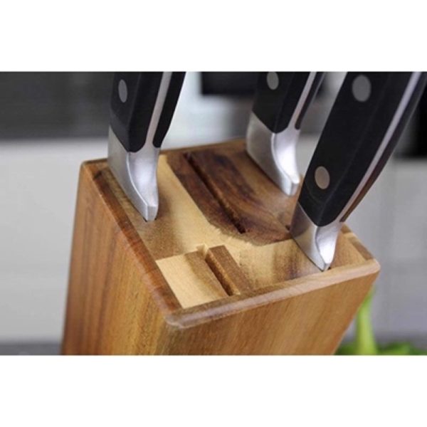 TAYLORS EYE ACACIA KNIFE WOOD BLOCK SET 5 PCS