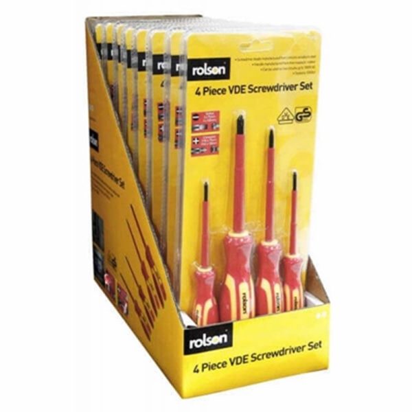 ROLSON SCREWDRIVER VDE SET 4PCE