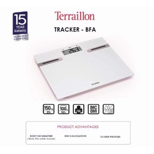 TERRAILLON BATHROOM SCALE TRACKER BFA (SP7)