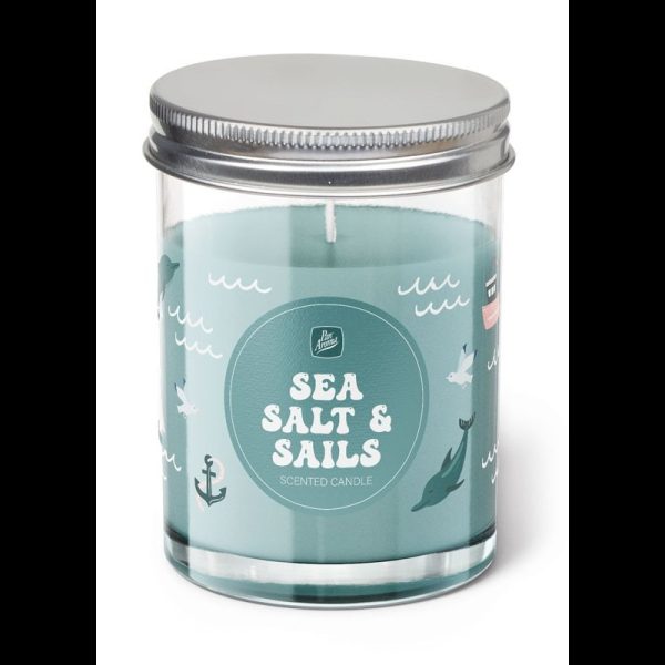 PAN AROMA JAR CANDLE WITH LID - SEA, SALT & SAILS