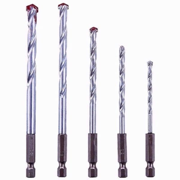 AMTECH DRILL MASONRY BIT 5PC SET 1/4 SHANK