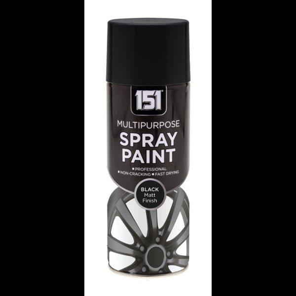 151 PAINT SPRAY 400ML BLACK MATT