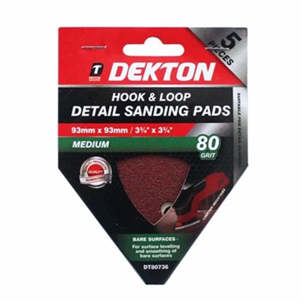 DEKTON HOOK & LOOP DETAIL 5PC