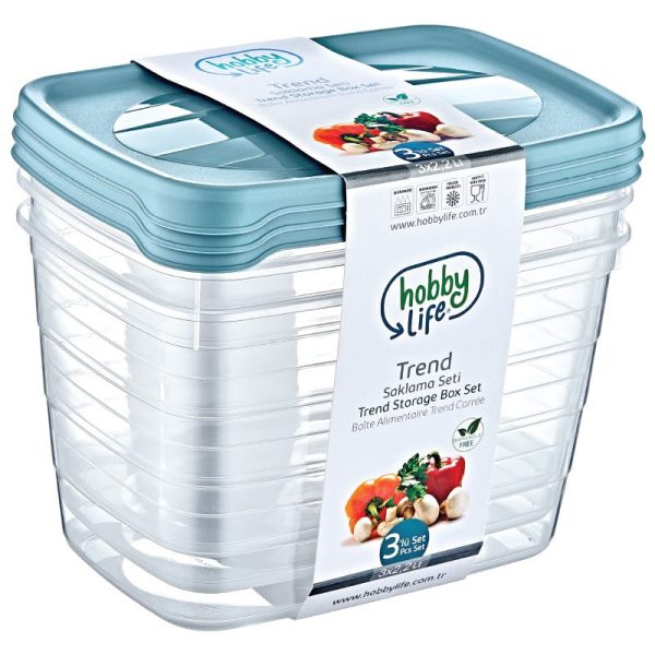 HOBBY TRENT TALL 3 FOOD CONTAINER 0.55LTR