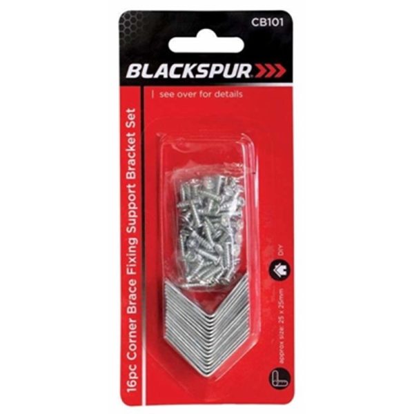 BLACKSPUR 16PC CORNER BRACE SUPPORT SET