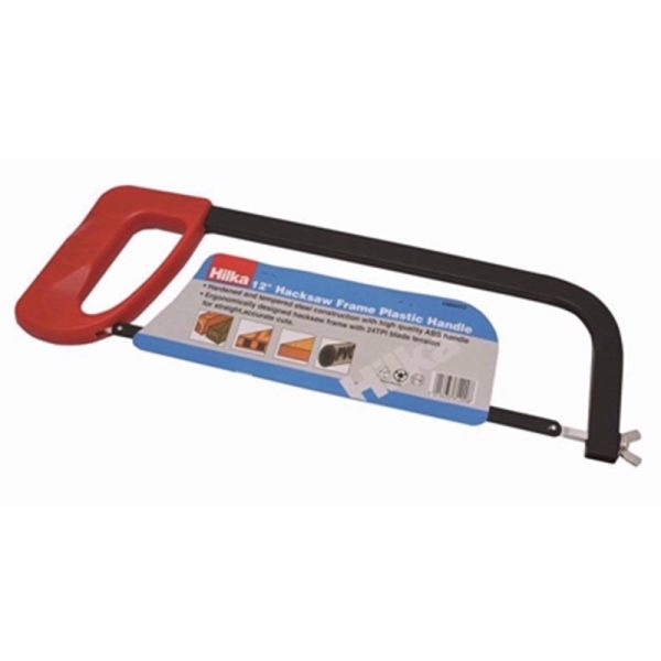 HILKA HACKSAW FRAME 12 INCH PLASTIC HANDLE