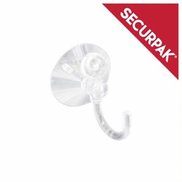 SECURPAK SUCTION HOOK CLEAR 35MM