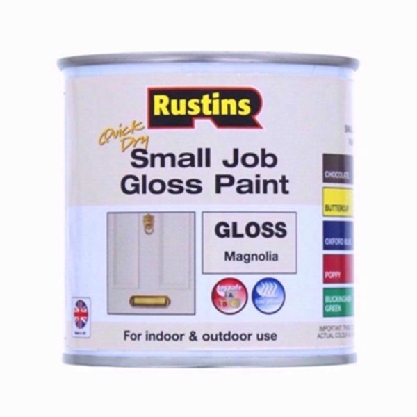 RUSTINS SMALL JOB GLOSS 250ML MAGNOLIA