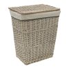 JVL ARIANNA RECT WILLOW BASKET GREY 32X45X117CM