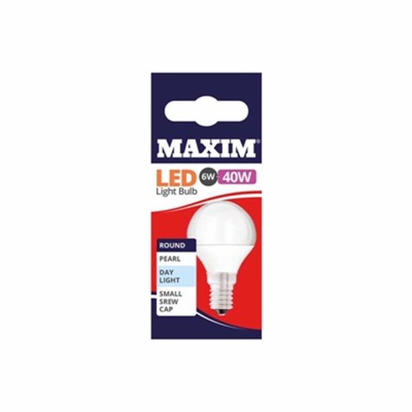 MAXIM LED ROUND SES 6W D/L PACK OF 10