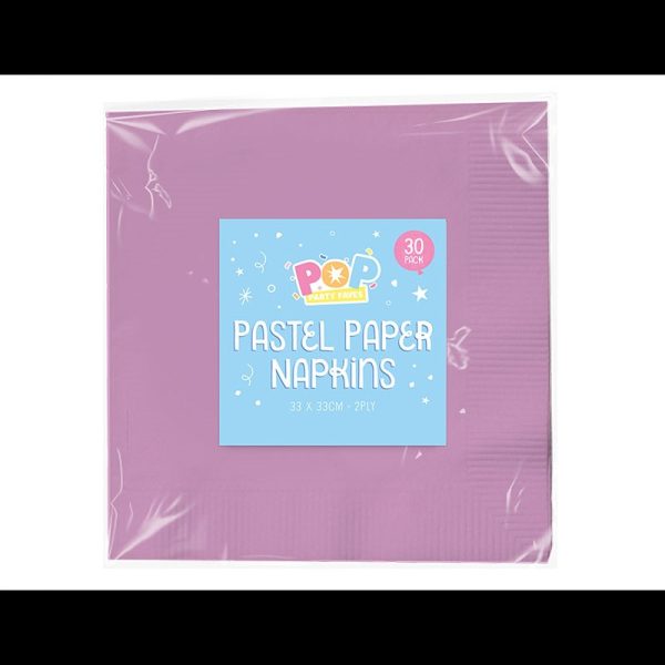 PASTEL PARTY NAPKINS PACK OF 30