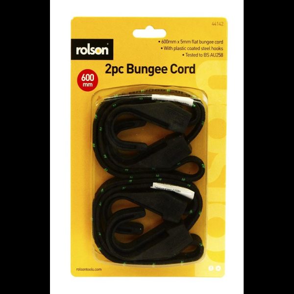 ROLSON FLAT BUNGEE 600MM 2PC