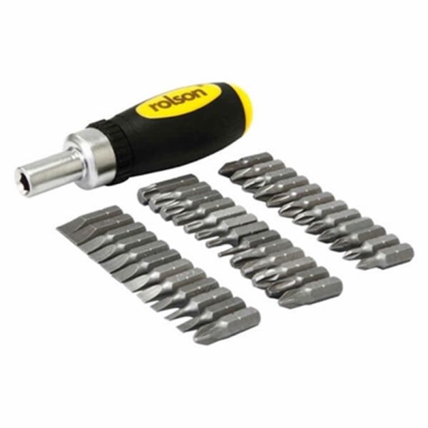 ROLSON RATCHET & BIT SET 38 PCE