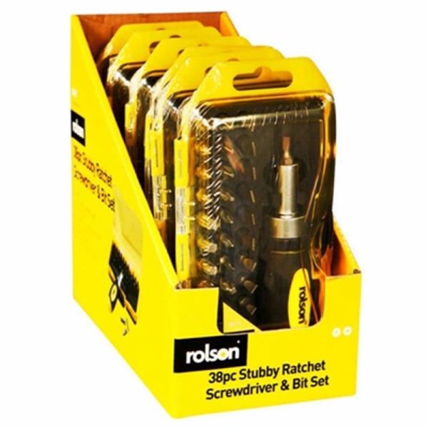 ROLSON RATCHET & BIT SET 38 PCE