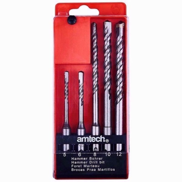 AMTECH DRILL BIT SDS 5PC SET