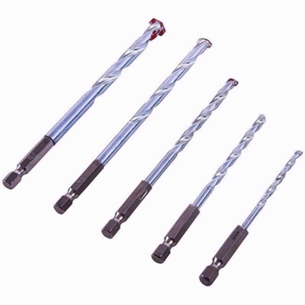 AMTECH DRILL MASONRY BIT 5PC SET 1/4 SHANK