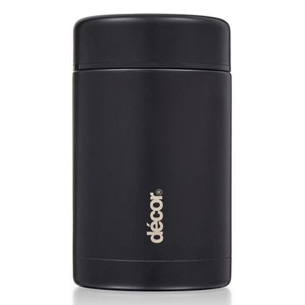 DECOR VACCUM FOOD FLASK DOUBLE WALL 520ML SAGE BLACK