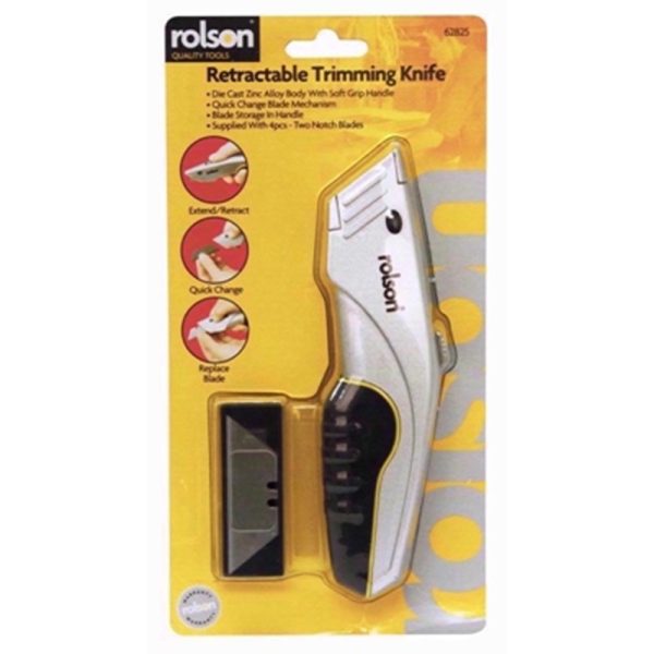 ROLSON RETRACTABLE TRIMMING KNIFE