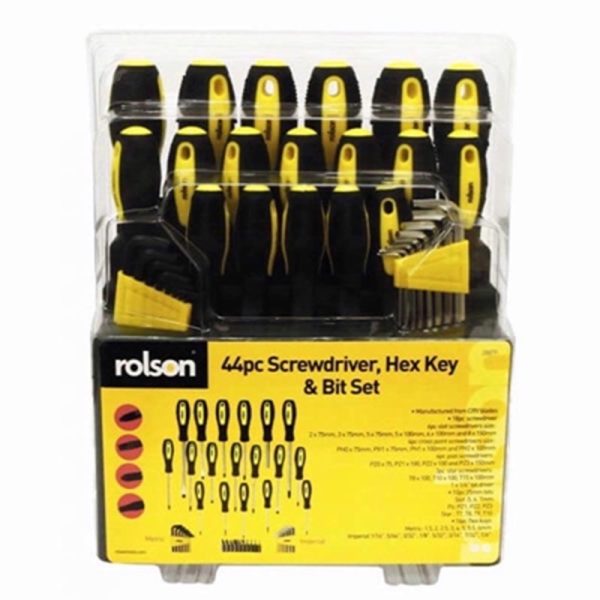 ROLSON SCREWDRIVER SET 44PCE